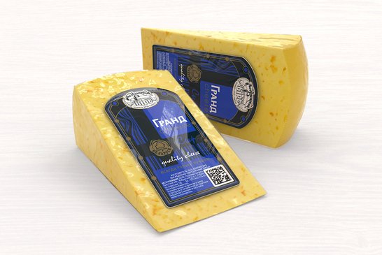 Сыр "ГРАНД" 50% фасованный сегмент
