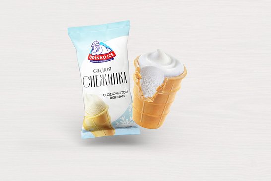 Мороженое молочное "СНЕЖИНКА" с ароматом ванили